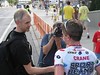 SRAM RED equipped Matt Crane (Jelly Bellky) talks to VeloNews post stage