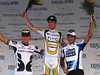 Tour of Missouri stage one final podium - JJ Haedo (Saxo Bank - SRAM RED)