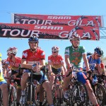 IMG_9017 The Leader's take the line before today's Gila Criterium