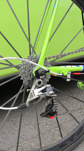 Ivan Basso (ITA) - Liquigas Cannondale Team -SRAM RED rear derailleur
