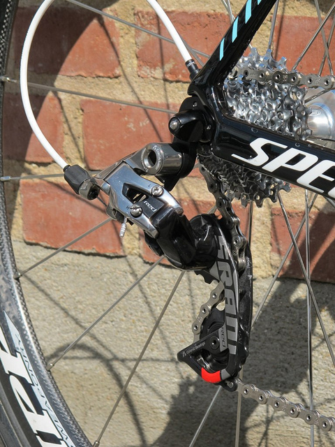Omega Pharma-Quick-Step Pro Cycling Team - SRAM RED-2012 rear derailleur