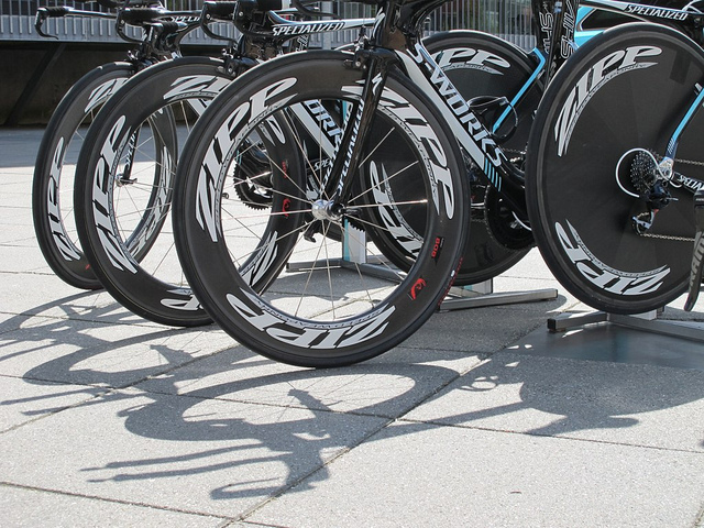 Omega Pharma-Quick-Step Pro Cycling Team - Wheels combination for TT Zipp 808 Firecrest-Disc